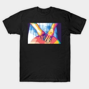 two hand pop art T-Shirt